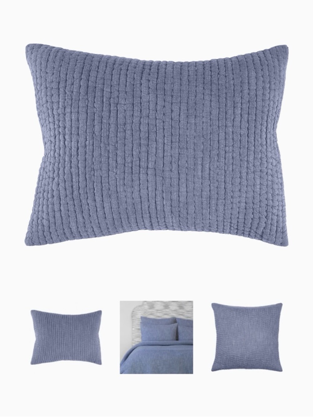 John Robshaw Vivada Indigo Woven Sham X 2 King